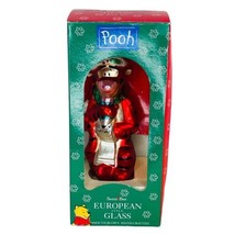 Disney Tigger Winnie the Pooh European Style Glass Ornament 6 Inches New In  Box - $13.90
