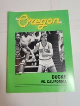 Vintage 80s Oregon Ducks Game Program Basketball vs California 1987 UofO... - £7.36 GBP