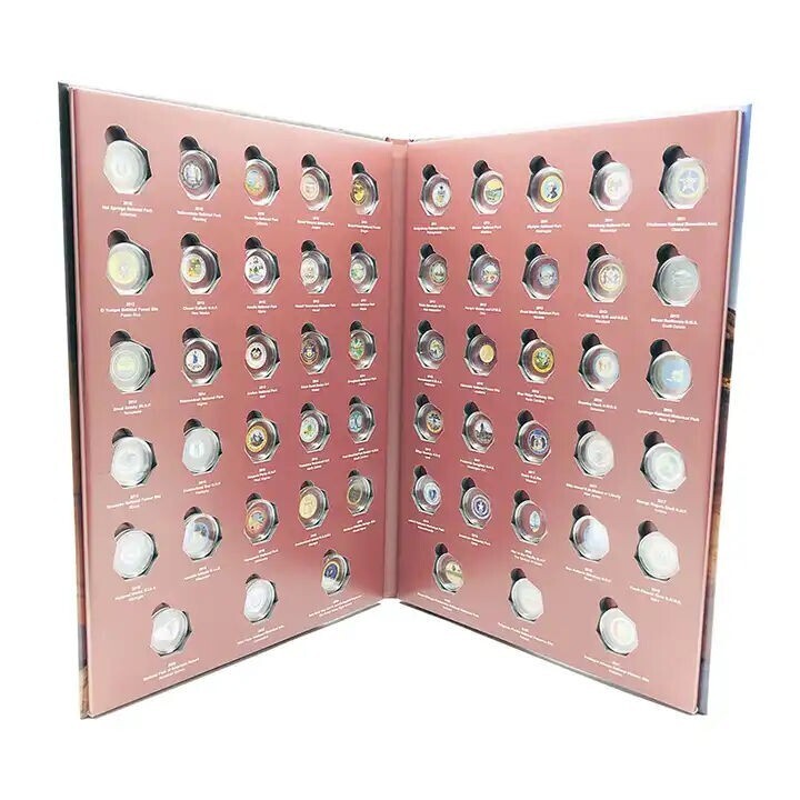 2010-2021 Hardcover with Foam Inner Coin Collection Album for USA State Quarters Item image 5
