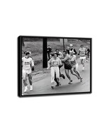 Kathrine Switzer First Woman Run Boston Marathon Oil Canvas Print Art Pa... - $40.08 CAD+