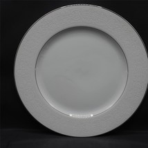 Brentwood Fine China White Lace Dinner Plate 10 1/4&quot; YTK Japan white Pla... - $43.59