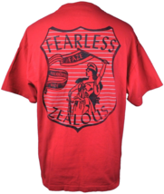 FAZE Fearless Zealous Everyday T-Shirt size XL Mens Red Shield USA SF Made Urban - £21.19 GBP