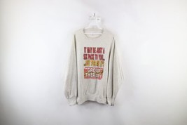 Vtg 90s Streetwear Mens XL Distressed 6 Pack Beer Group Therapy Sweatshirt USA - £30.54 GBP