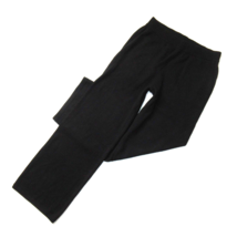 NWT White + Warren Cashmere Wide Leg Pant in Black Pull-on Knit Sweater Pants M - £86.56 GBP