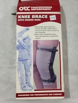 OTC Professional Neoprene Knee Brace with Hinged Bars Comfortable - Sz S... - £6.92 GBP
