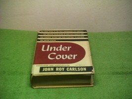 Vintage 1943 Under Cover by John Roy Carlson Hardcover Book First Edition - £23.95 GBP