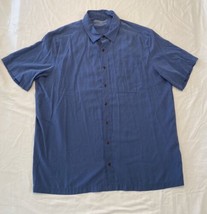 5.11 Tactical Series Mens Short Sleeve Button Down Shirt Large TAC-U30 Blue - £19.00 GBP