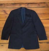 Hugo Boss Loro Piana Super 110s Wool Suit Jacket USA Made 36R 41&quot; Chest - £200.31 GBP