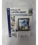 Leisure Arts Diamond Dotting Art Landscapes Pattern Book (Cross Stitch too) - £6.10 GBP