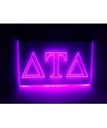 Delta Tau Delta Logo LED Neon Sign Hang Wall Decor, Light Décor Art  - £20.77 GBP+