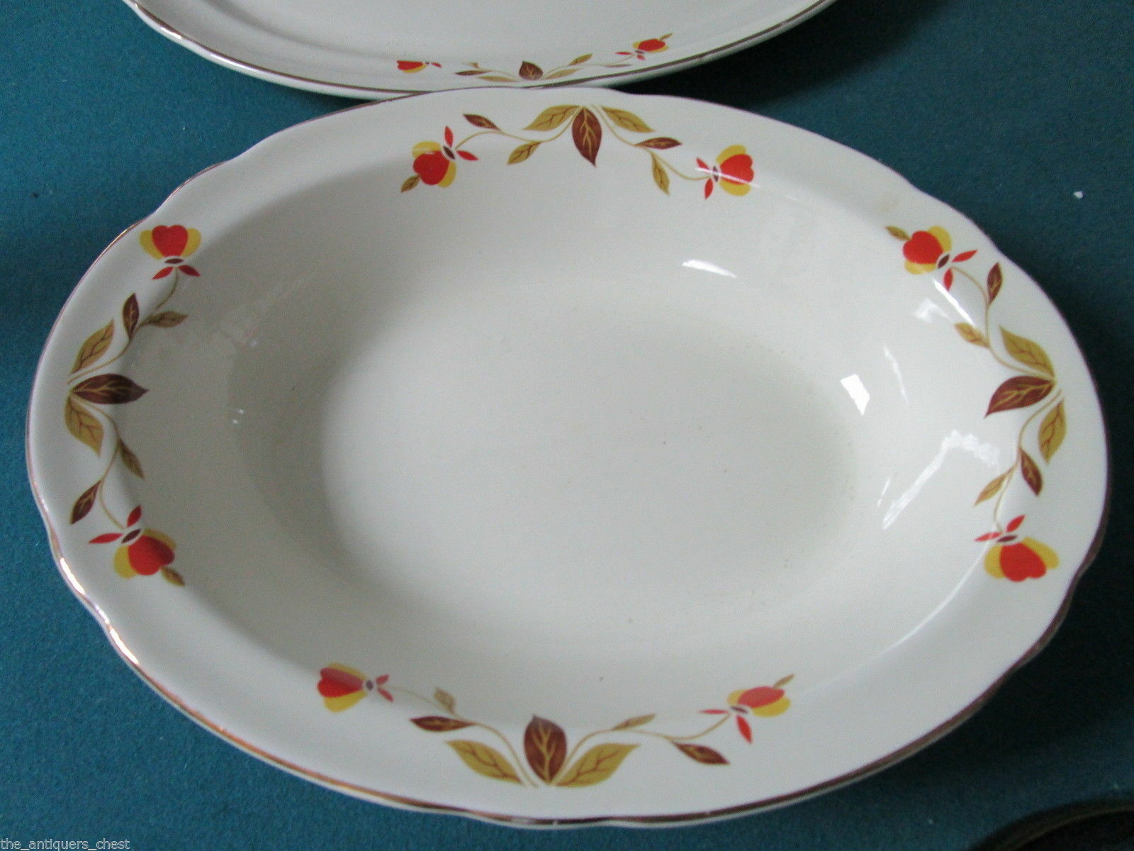 Mary Dumbar Original Ceramic Tureen Oval Bowl Dinner Bread Fruit Plates Pick1 Item image 7
