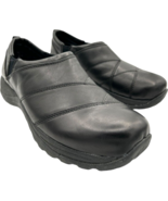 L.L. Bean Women&#39;s Black Leather Comfort Mocs Size 12 Wide style:110501 EUC - $47.09 CAD