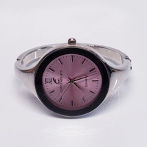 Women&#39;s Contemplate Bengal Wristwatch Metallic Pink Face Silver Tone Hin... - £15.60 GBP