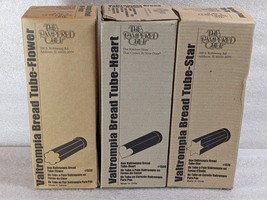 NEW Pampered Chef Valtrompia Bread Tube - Flower 1550, Heart 1560, Star 1570 - £17.30 GBP
