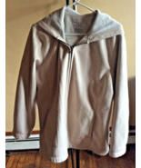 Passports Womans XL zip up hooded jacket very soft preowned - $13.86
