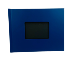 Unibind 9&quot; x 11&quot; Photo Book Blue Linen with Window  - £23.73 GBP