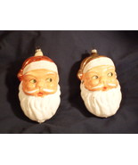 1940&#39;s - 50&#39;s Mercury Glass SANTA Claus Tree Decorations Ornaments West ... - £47.95 GBP