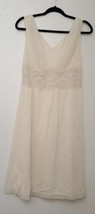 Vintage 1960s Beige Sheer Lace Unbranded Full Length Nightgown Lingerie ... - £23.73 GBP