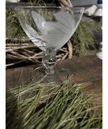McBride Cameo Frosted Leaf Goblets Set of 2 - $10.00