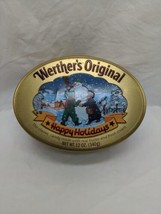 Vintage 1998 Werthers Original Happy Holidays Empty Tin - £21.02 GBP