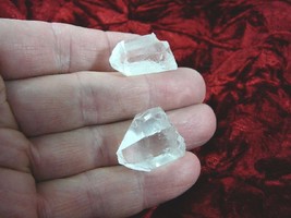 (r200-7) Clear white Quartz crystal points Hot Springs Arkansas I love crystals - £8.99 GBP