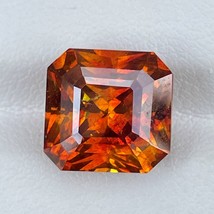 Natural Fire Sunset Orange Sphalerite 9.59 Cts Radiant Cut Loose Gemstone - £416.36 GBP