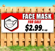 FACE MASK FOR SALE $2.99 AND UP Advertising Vinyl Banner Flag Sign Many ... - $23.39+