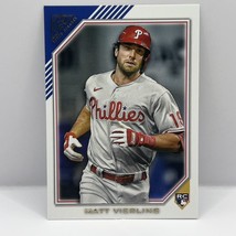 2022 Topps Gallery Baseball Matt Vierling Base RC #193 Philadelphia Phillies - £1.57 GBP