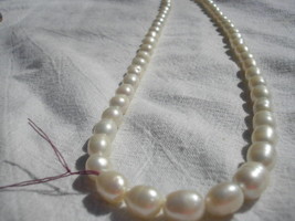 White Pearl 1 strand 18 inch Necklace ret $260 NEW - $55.00