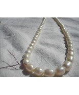 White Pearl 1 strand 18 inch Necklace ret $260 NEW - £43.45 GBP