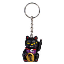 Rude Lucky Cat Keychain - $20.39 CAD