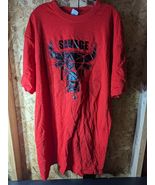 Flying Horse 5x 100% cotton t shirt red savage - $26.32