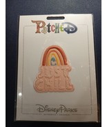 Disney Patched Hidden Mickey Rainbow Pink Just Chill Adhesive Clothing P... - $13.64 CAD