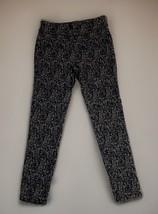 Briggs Leggings Black Floral Print Women’s Size 8 - £6.40 GBP