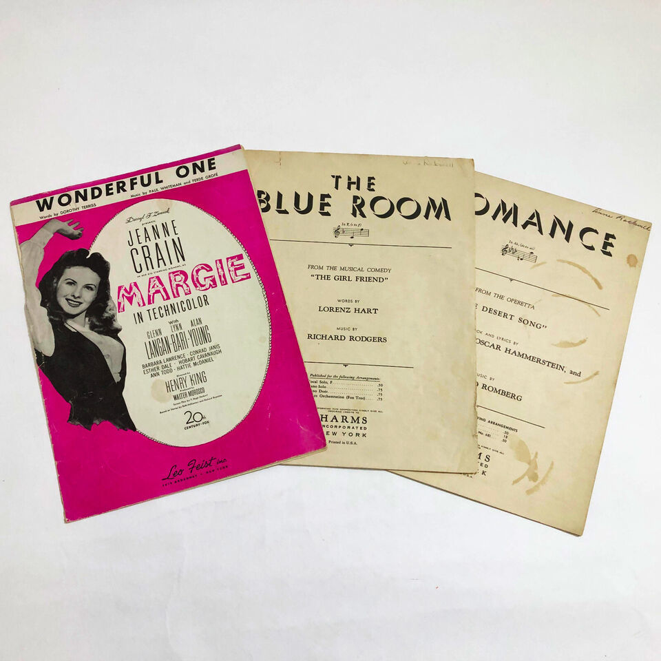 Sheet Masic Set of 3 Wonderful One The Blue Room Romance The Desert Song - $28.87