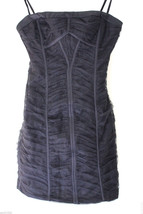 NEW! BCBG Max Azria Black Ruched Sela Strapless Convertible Evening Dress 2 - £61.12 GBP