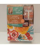 Pioneer Woman Floral Flea Market Curtain Tiers &amp; Valance Set 3pc Multico... - $22.72
