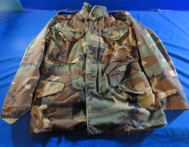 Usgi M-65 Bdu Woodland Camo Army Cold Weather Field Jacket Coat Small Regular - $46.48