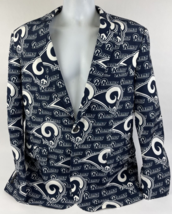 Little Earth Productions Los Angeles St. Louis RAMS NFL Blazer Jacket Si... - $49.49