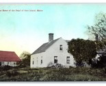 Home of the Pearl Orrs Island Maine ME UNP DB Postcard Y3 - $2.92