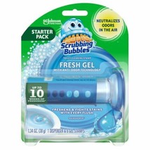 Scrubbing Bubbles Fresh Gel Toilet Bowl Cleaning Stamps, Gel Cleaner, 6 Stamps - £6.08 GBP