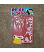 Vintage Disney Chalk and Slate Sealed Board Chalk Eraser Set Mickey Dona... - $19.76