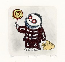 Barrell Nightmare Before Christmas Sowa &amp; Reiser #D/500 Hand Painted Etc... - $49.45