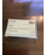 Scotch 3M 542 Standard dictating cassette C-30 15min each side  NOS SEAL... - $150.79 MXN
