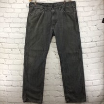 Levis 513 Black Jeans Mens Sz 38X32 Flaws  - $19.79