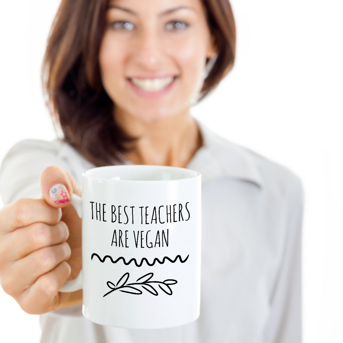 THE BEST TEACHERS ARE VEGAN MUG - Funny Coffee Mug for Vegan Teacher - Birthday  Item image 7