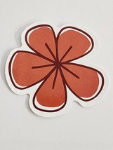 Simple Five Petal Multicolor Flower Shaped Sticker Decal Awesome Embellishment - £1.90 GBP