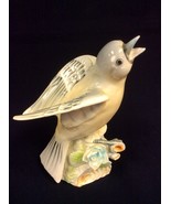 Fine Porcelain Singing Bird Figurine Handcrafted hand painted  - £9.47 GBP