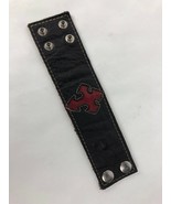 Unique Wide Leather Wrist Belt Cuff Bracelet W Snaps + Hidden Valuables ... - £11.76 GBP