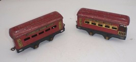 Lot Of 2 American Flyer Train Cars - 1211 Pullman Passenger &amp; 1212 Obser... - $38.98